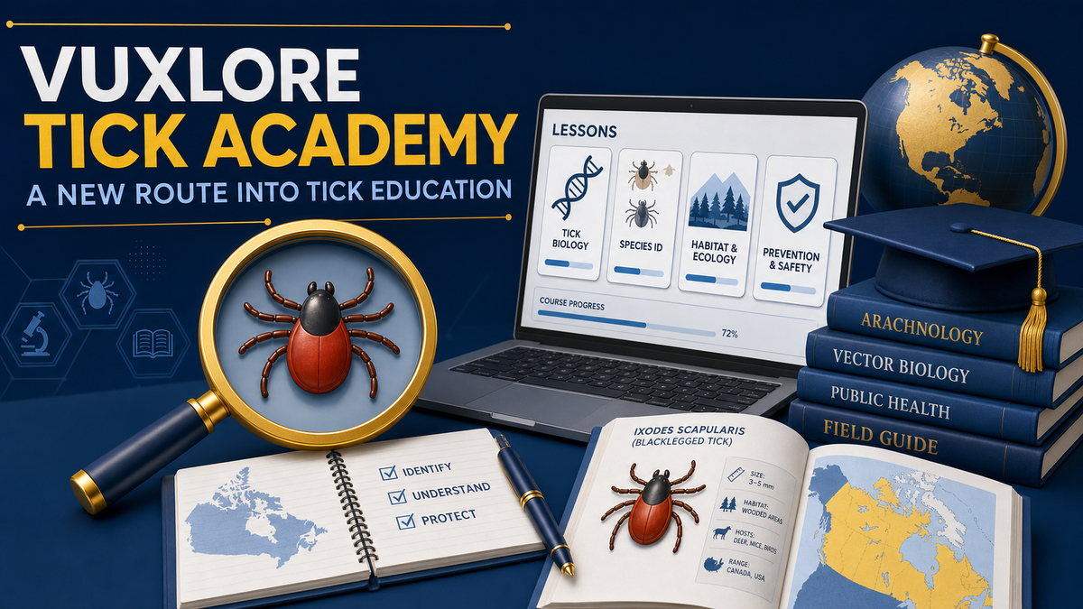 VuxLore Tick Academy learning resources for tick awareness, prevention and safe removal