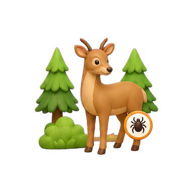 VuxLore deer tick fun fact icon